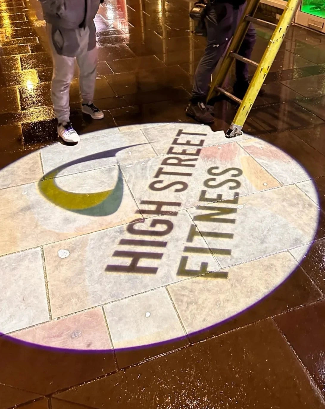 Proyector de imagen publicitaria giratorio