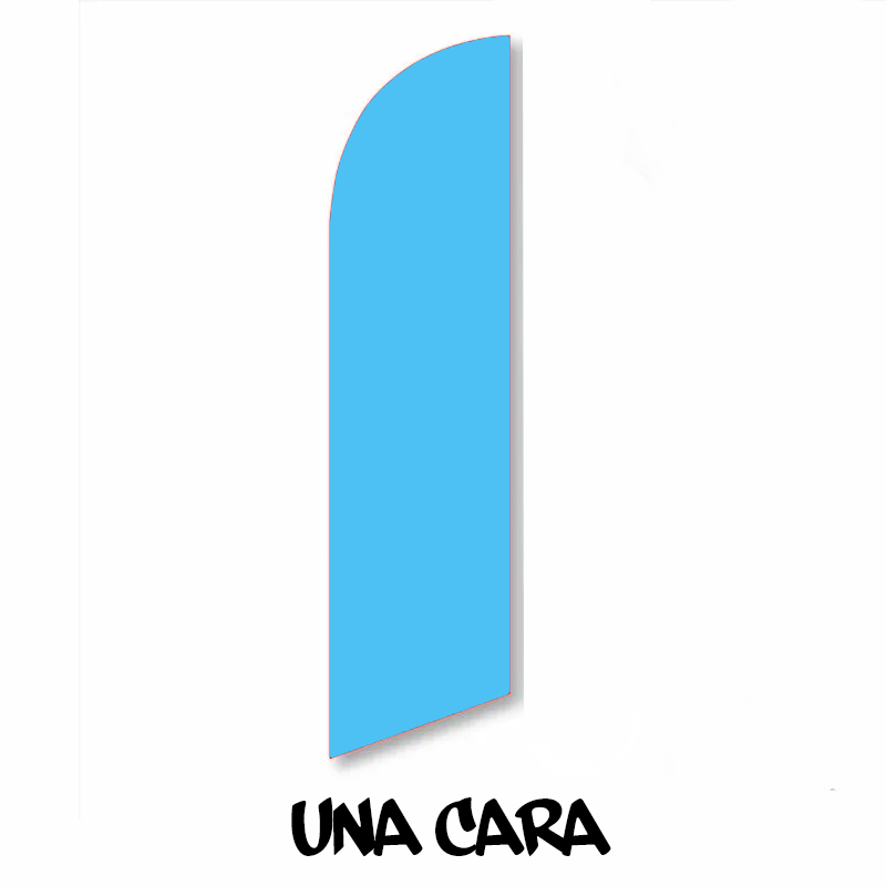 BANDEROLA PUBLICITARIA IMPRESIÓN PERSONALIZADA