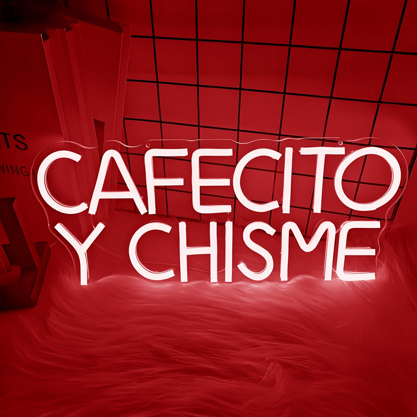 Letrero Neón Cafecito Y Chisme