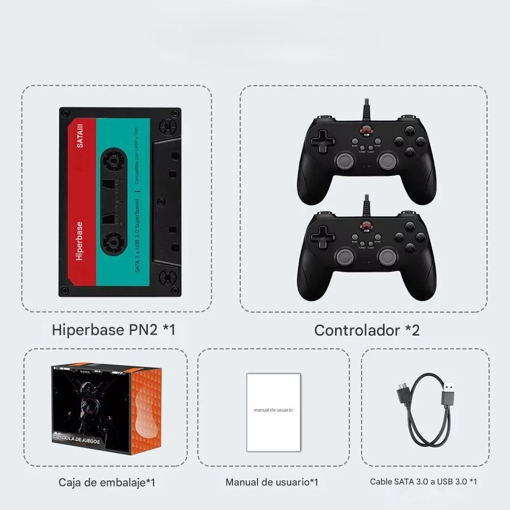 Disco duro 500GB/ HDD con juegos de PC para consolas de juegos portátiles PS4/PS3/PS1/N64