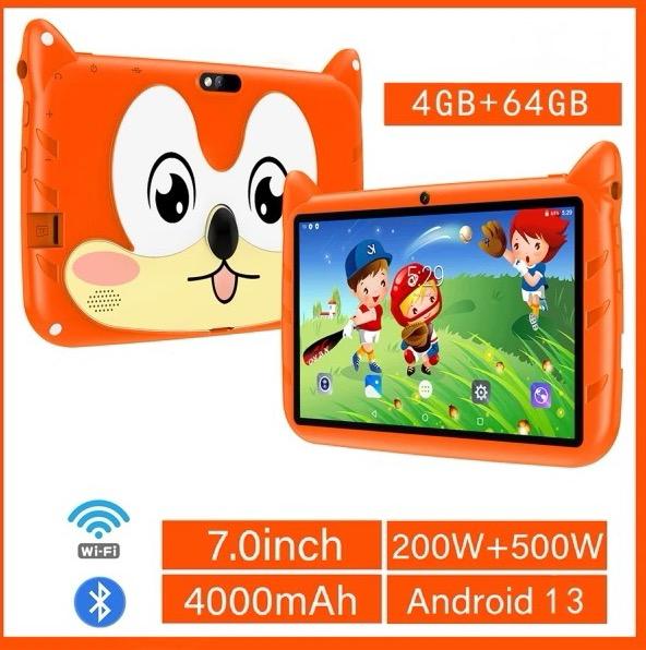 Tableta de 7 pulgadas con WiFi , dispositivo educativo de aprendizaje para niños