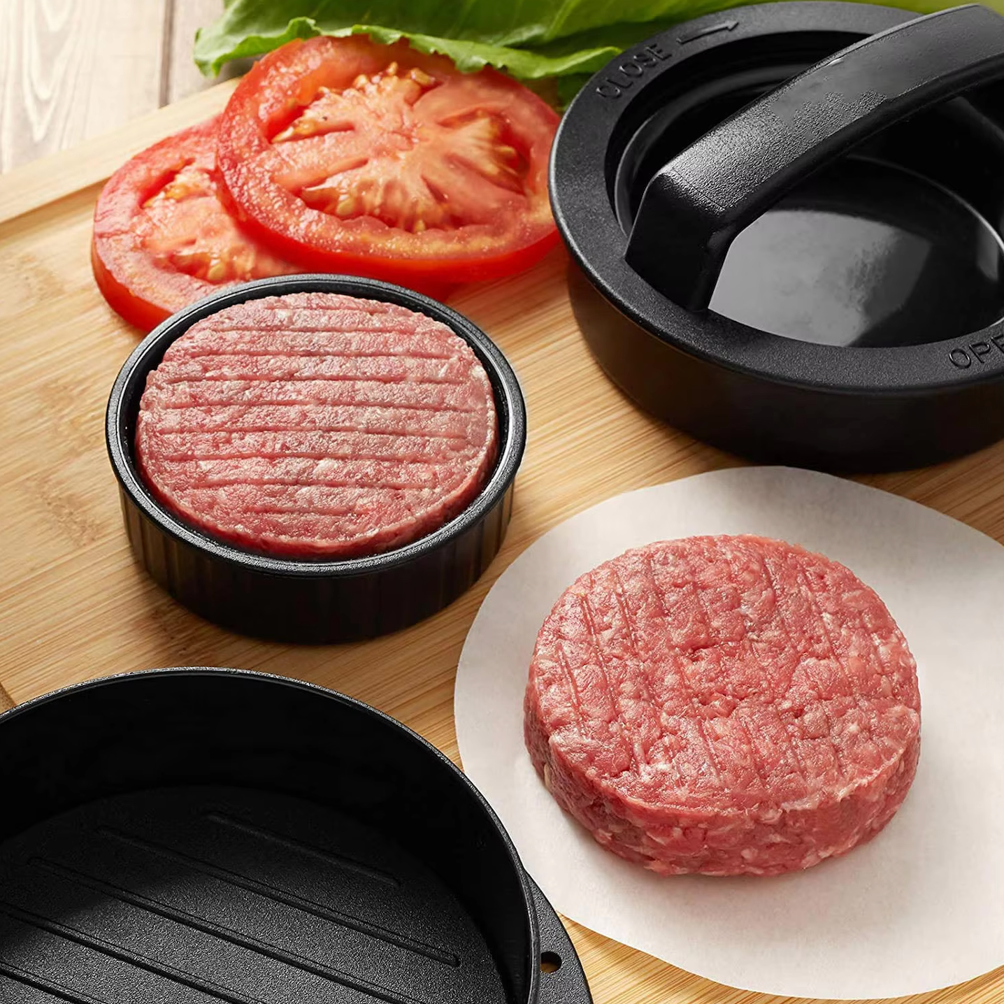 Molde para hamburguesas