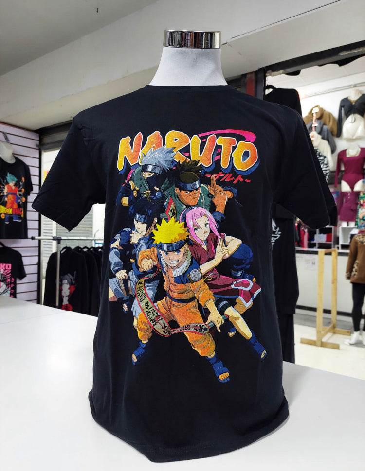 Polera manga corta Naruto