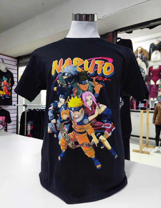 Polera manga corta Naruto