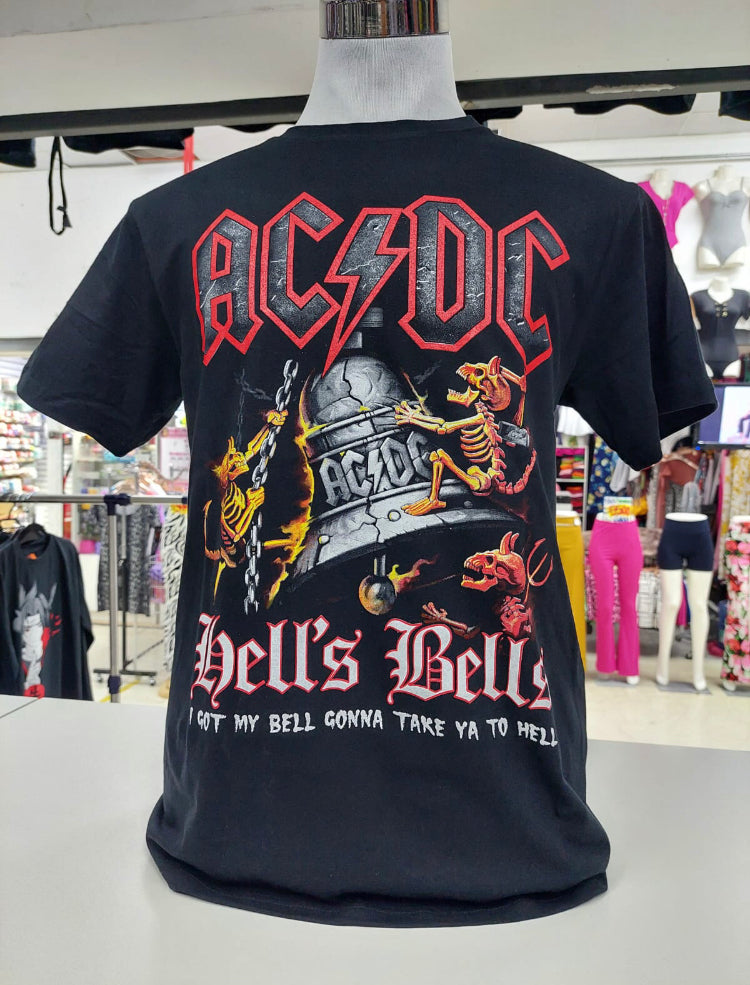 Polera manga corta AC/DC