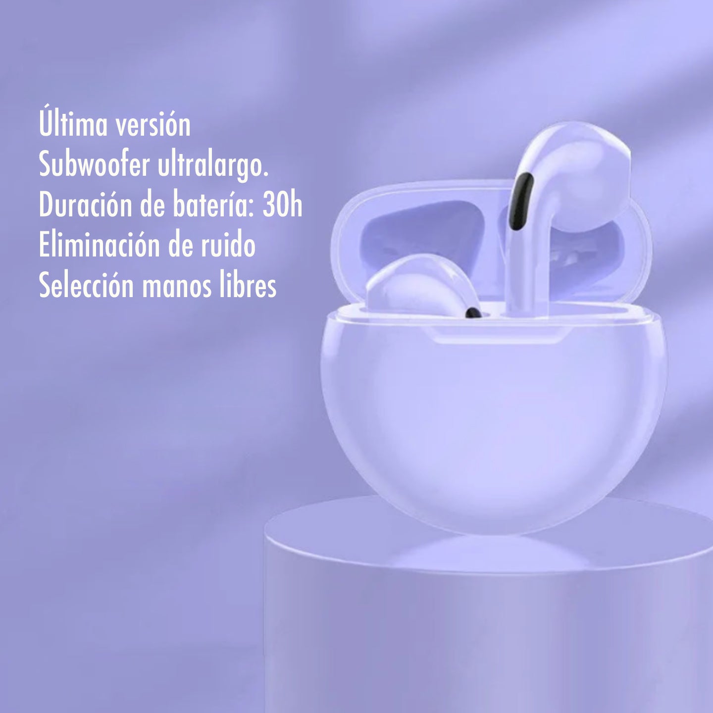 Audífonos  Inalámbricos Air Pro 6 Tws Bluetooth 5.0