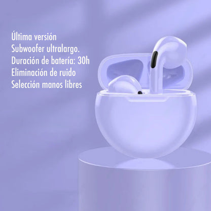 Audífonos  Inalámbricos Air Pro 6 Tws Bluetooth 5.0