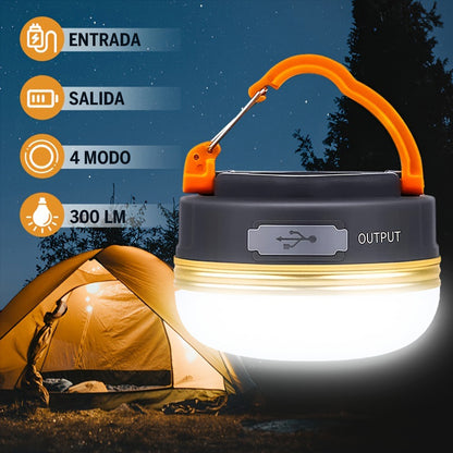 Linterna LED para acampar