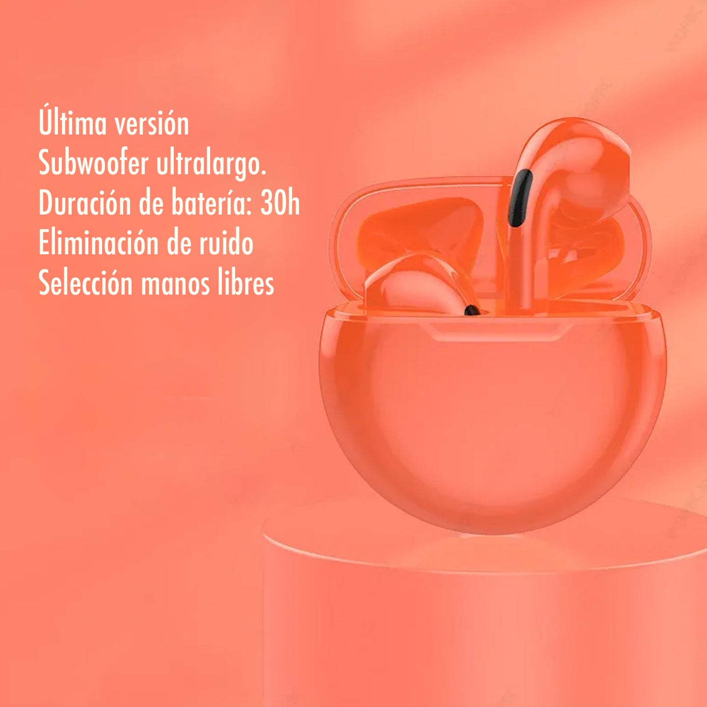 Audífonos  Inalámbricos Air Pro 6 Tws Bluetooth 5.0