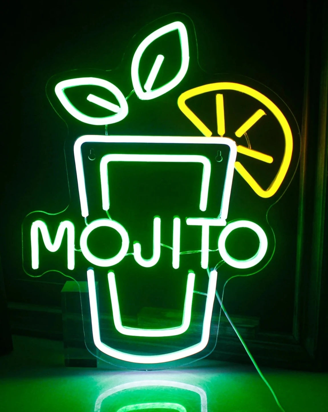 Letrero de Neón Mojito