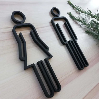 Letreros personalizados para baño