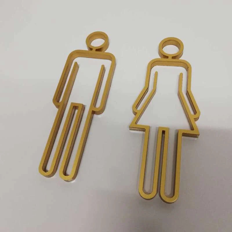 Letreros personalizados para baño