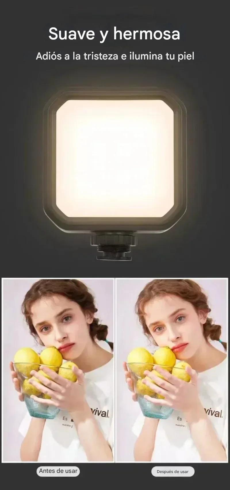 Kit para teléfono inteligente con trípode, soporte para teléfono, Mini micrófono, luz de relleno LED, arrancador para TikTok, transmisión en vivo, vídeo, YouTube