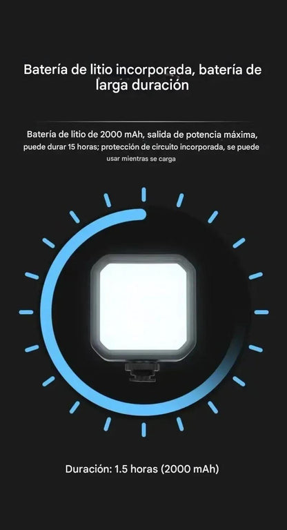 Kit para teléfono inteligente con trípode, soporte para teléfono, Mini micrófono, luz de relleno LED, arrancador para TikTok, transmisión en vivo, vídeo, YouTube