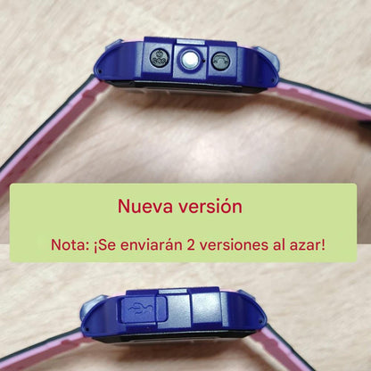 Reloj inteligente para niños, reloj inteligente con tarjeta SIM 2G, llamada SOS, cámara, chat de voz, fotos,  para niños y niñas.
