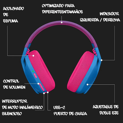 Audífonos Gamer inalámbricos Logitech G Series G435